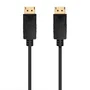 AISENS Cable DisplayPort V1.2 CCS 4K@60Hz DP/M-DP/M Negro 1.0m